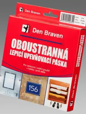 Oboustranně lepicí upev. páska 25x2mmx5m v krabičce DEN BRAVEN B5332RL Rychlé Dodání