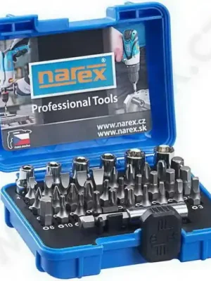 Narex 65404060 37-Bit Box 37dílná sada bitů a nástrčných hlavic Kup Teď
