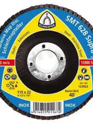 Akční Nabídka Kotouč lamelový SMT624 115mm,zr. 80 NEREZ/OCEL KLINGSPOR KL322768