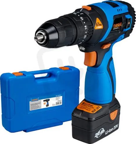 Speciální Cena Narex 65405304 ASP 202-2B 20 V 2x 2,0 Ah Li-Ion