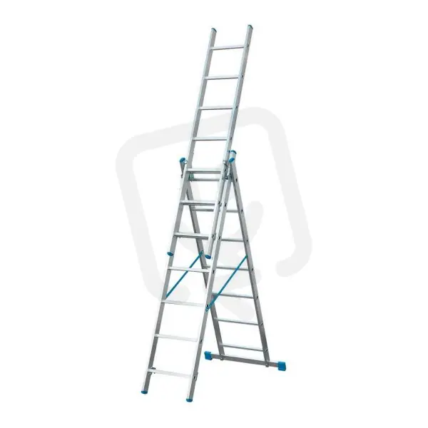 Bezpečná Platba Žebřík 3x9 trojdílný hliníkový EU XTLINE XT609EK