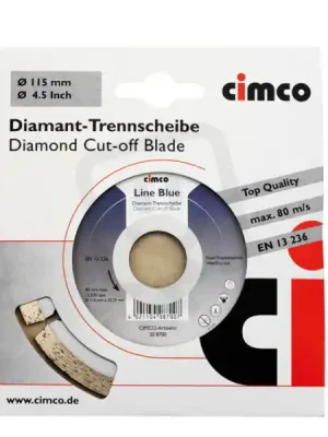 Výprodej Diamantový řezný kotouč na beton - 125 mm CIMCO 208702
