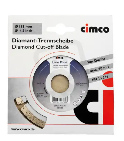 Výprodej Diamantový řezný kotouč na beton - 125 mm CIMCO 208702