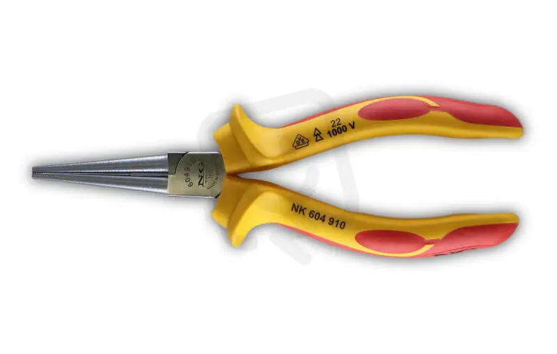Zlevněný Kleště s kulatými čelistmi délka 160mm, VDE izolace 1000V NK 604 910