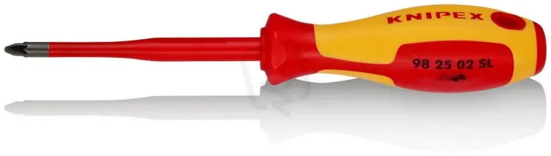Aktuální Šroubovák (Slim) na šrouby s křížovou drážkou Pozidriv 212 mm KNIPEX 98 25 02 SL