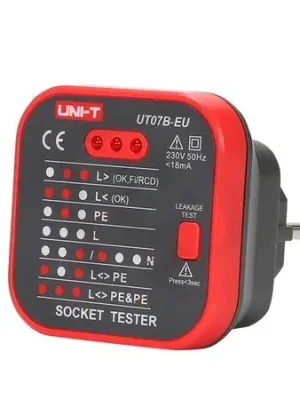 Sezónní Sleva Tester zásuvek UNI-T UT07B-EU