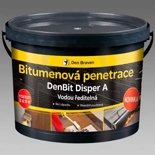 Nová Kolekce Gumoasfaltová penetrace DenBit DISPER A 5kg DEN BRAVEN 11021BI