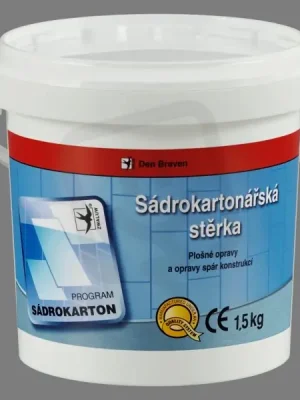 Odeslání Ihned Sádrokartonářská stěrka 1,5kg RL DEN BRAVEN 00407RL
