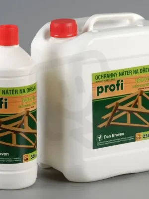 Ochranný nátěr na dřevo PROFI 1kg zelený DEN BRAVEN CH068 Pouze Dnes
