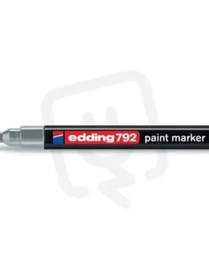 Permanentní pero, lakový popisovač s kulatým hrotem 0,8mm EDDING 792 STŘÍBRNÁ Objednat Nyní