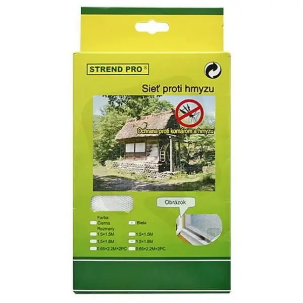 Sada okenní síť 150x180cm bílá 6.6m XTLINE 40052 Objednat Nyní