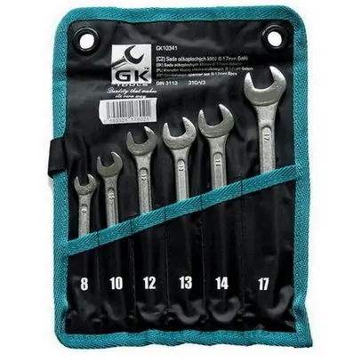Objednat Nyní Sada klíčů očkoplochých 6-17 mm 6 dílů, chrom-obal GK TOOLS GK10341