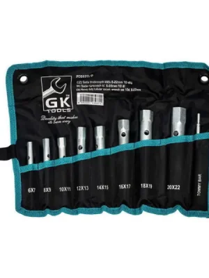 Sada trubkových klíčů 6-22mm 9 dílů GK TOOLS P06620/P Vysoce Kvalitní