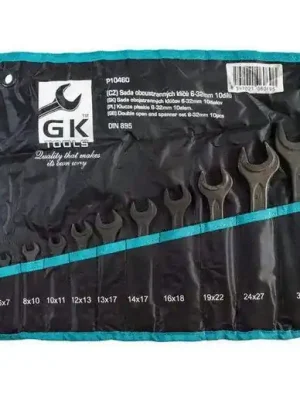Horká Nabídka Sada klíčů oboustranné 6-32 mm, 10 dílů, obal GK TOOLS P10460
