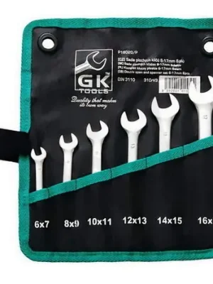 Cenový Hit Sada plochých klíčů 6-17 mm 6 dílů, chrom-obal GK TOOLS P16020/P
