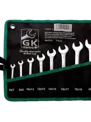 Pouze Dnes Sada plochých klíčů 6-22 mm 8 dílů chrom-obal GK TOOLS P16031/P