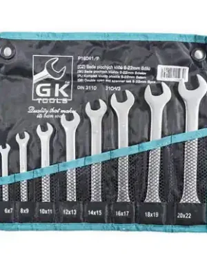 Akční Cena Sada plochých klíčů 6-22 mm 8 dílů matný, chrom-obal GK TOOLS P16041/P