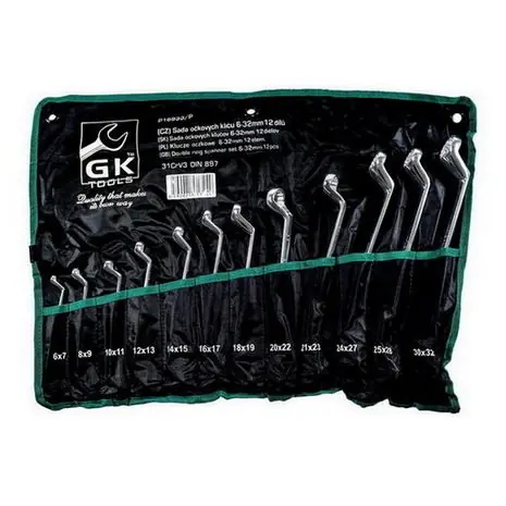 Sada očkových klíčů 6-32 mm 12 dílů chrom-obal GK TOOLS P16833/P Cenově Výhodný