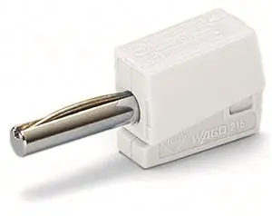 Přímo Od Výrobce Banánkový konektor pro průměr zásuvky 4mm bílá 1pól. WAGO 215-611