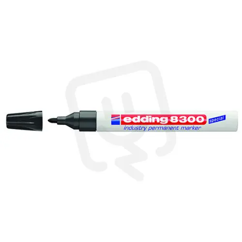Permanentní pero, průmyslové použití s kulatým hrotem 1,5-3mm EDDING 8300 černá Akční Nabídka