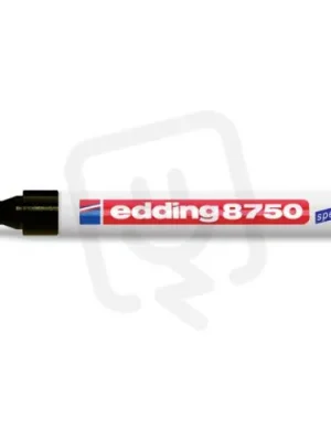 Permanentní pero, lakový popisovač s kulatým hrotem 2-4mm EDDING 8750 černá Horká Nabídka