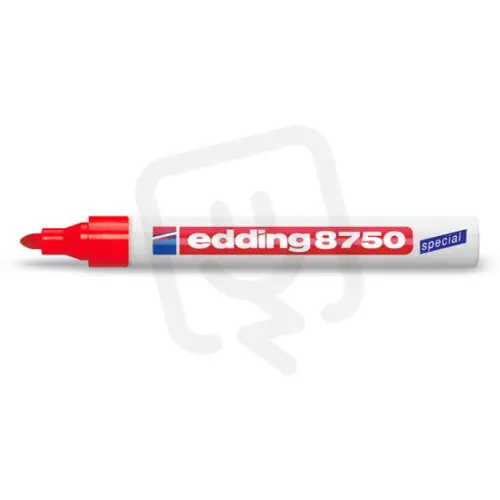 Výhodná Nabídka Permanentní pero, lakový popisovač s kulatým hrotem 2-4mm EDDING 8750 rudá