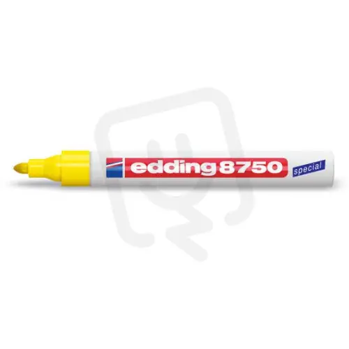 Permanentní pero, lakový popisovač s kulatým hrotem 2-4mm EDDING 8750 žlutá Dokud Zásoby Vydrží