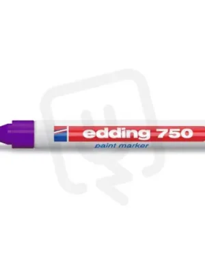 Permanentní pero, lakový popisovač s kulatým hrotem 2-4mm EDDING 750 fialová Jen Po Omezenou Doba