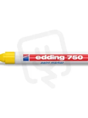 Permanentní pero, lakový popisovač s kulatým hrotem 2-4mm EDDING 750 žlutá Hit Sezóny