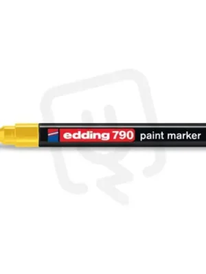 Jen Po Omezenou Doba Permanentní pero, lakový popisovač s kulatým hrotem 2-4mm EDDING 790 žlutá