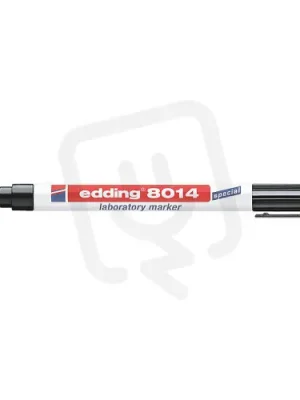 Permanentní pero s kulatým hrotem 1mm, popisovač na sklo EDDING 8014 černá Výprodej