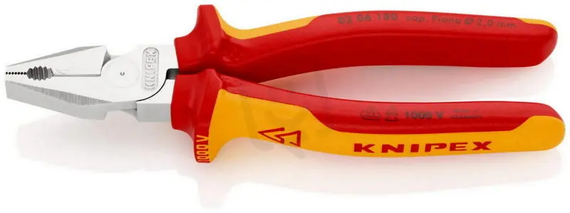 Bezpečná Platba Silové kombinované kleště 180 mm KNIPEX 02 06 180