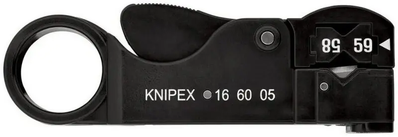 Super Cena Odizolovací nástroj na koaxiální kabely 105 mm KNIPEX 16 60 05 SB
