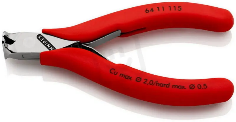 Čelní štípací kleště pro elektroniku 115 mm KNIPEX 64 11 115 Levný