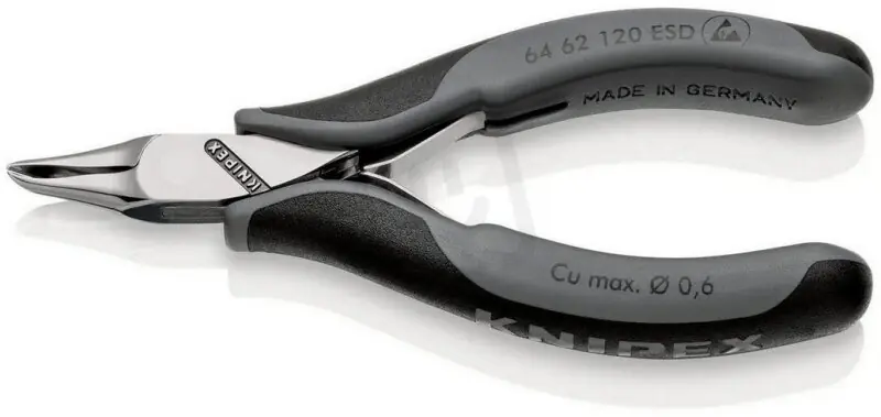 Čelní štípací kleště pro elektroniku ESD 120 mm KNIPEX 64 62 120 ESD Víkendová Akce