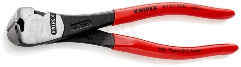 Vysoce Kvalitní Silové čelní štípací kleště 200 mm KNIPEX 67 01 200