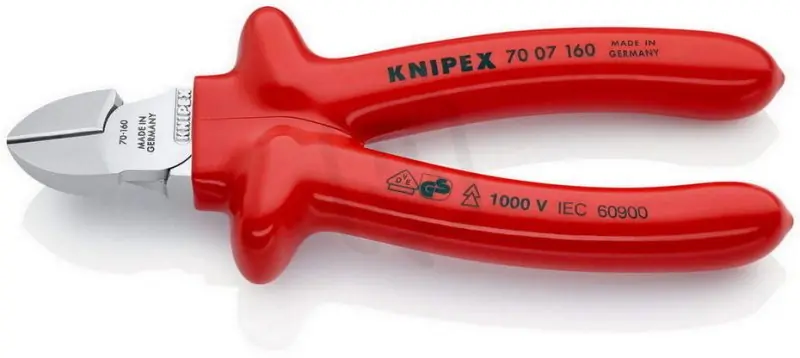 Boční štípací kleště 160 mm KNIPEX 70 07 160 Tovární Cena