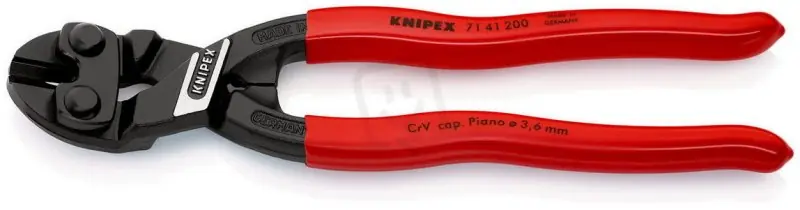 Značkový KNIPEX CoBolt Kompaktní pákové kleště 200 mm 71 41 200