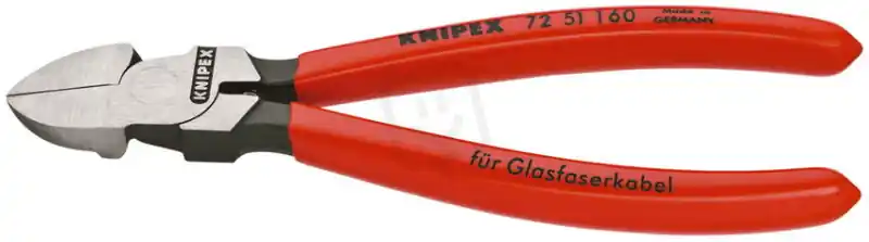 Boční štípací kleště na světlovody (optické kabely) 160 mm KNIPEX 72 51 160 Vrácení Zdarma