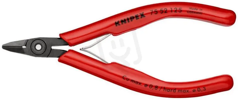 Boční štípací kleště pro elektroniku 125 mm KNIPEX 75 52 125 Nová Kolekce