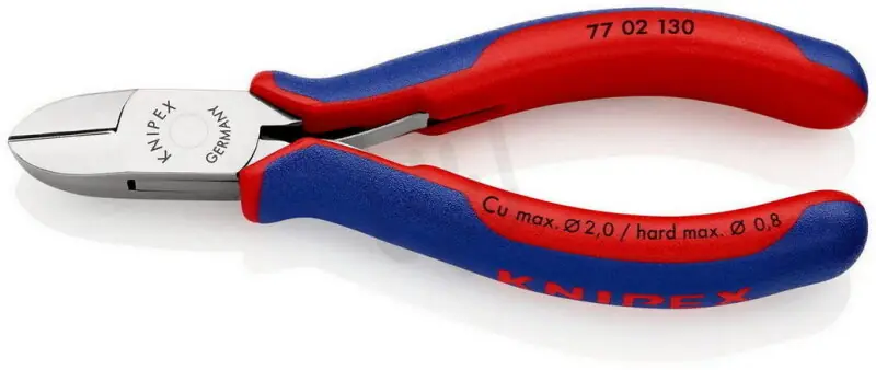 Boční štípací kleště pro elektroniku 130 mm KNIPEX 77 02 130 Přímo Od Výrobce