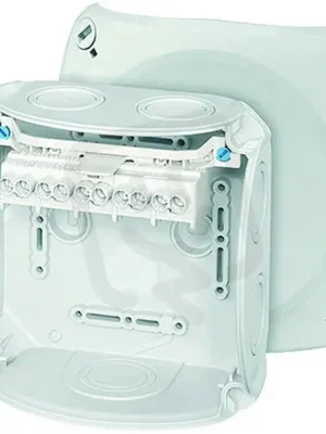Nakupujte Hned Kabelova rozvodka 1,5-6 mm2 3f, 10 mm2 1f, 5pol. svorka HENSEL DK 0606 GZ