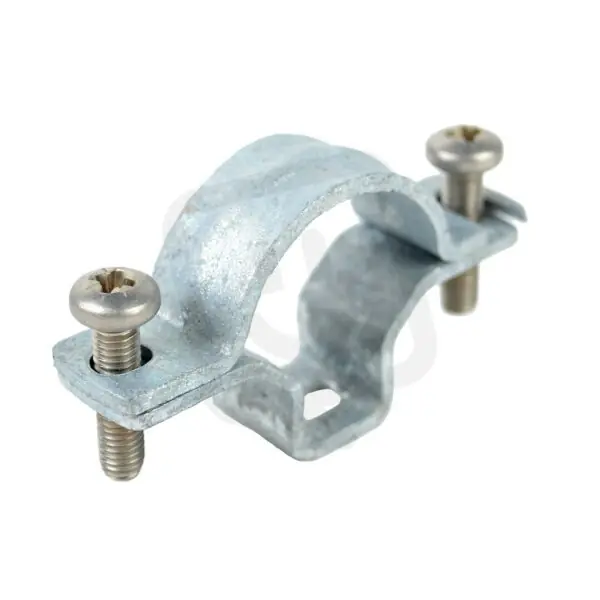 Příchytka Omega pro ocelové trubky pr. 63 mm, žárově zinkovaná. KOPOS 5263 ZN_F Značkový