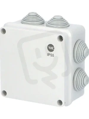 Hit Sezóny Krabice SolidBOX 68012 IP55 129x129x61mm plné víko stupň. vývodky (7x) FAMATEL