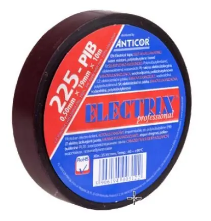 Samovulkanizační izolační páska ANTICOR 225 PIB 19x10x0,5 Top Prodej