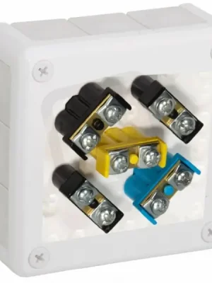 051-51 Instal. krabice 118x118 IP55 12 vstupů bílá VIPLAST 20405910 Akce