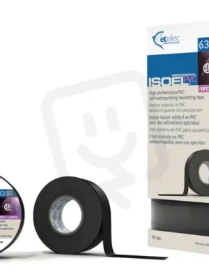 Nejlepší Cena PVC PROFI izolační páska černá 19mmx20mx0,18mm ELEMAN 1099080