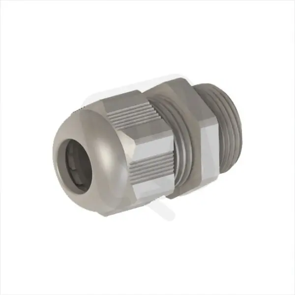 Kabelová vývodka PG29, plast, světle šedá RAL7035, IP68 (18-25mm) Sezónní Sleva