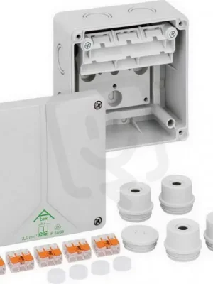 Originální Spojovací krabice Abox SL-2,5/4mm2 šedá IP54/IP65 IK07 SPELSBERG 80680701