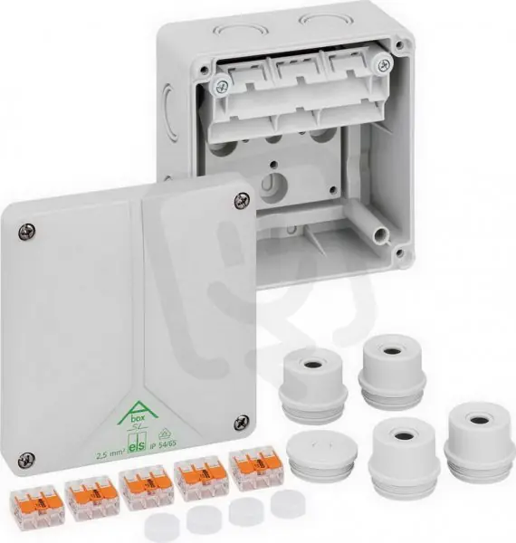 Originální Spojovací krabice Abox SL-2,5/4mm2 šedá IP54/IP65 IK07 SPELSBERG 80680701